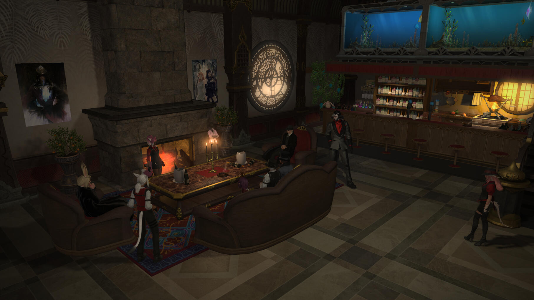 &#39;&#39;The Clan members waiting for the cars to be ready, to drive towards the meeting location&quot;