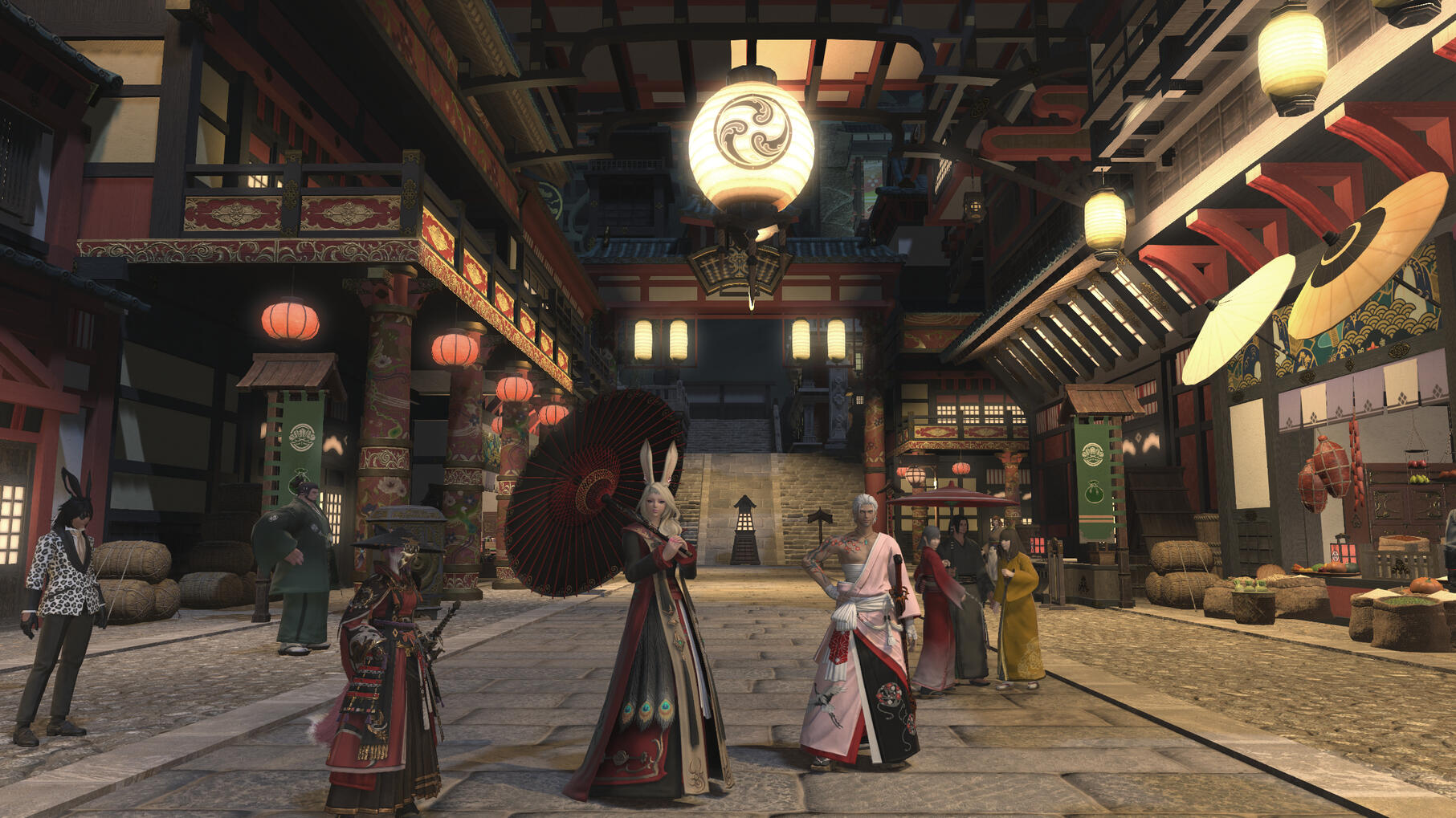 ''The Clan members making sure the Chairwoman is protected against sudden attacks"