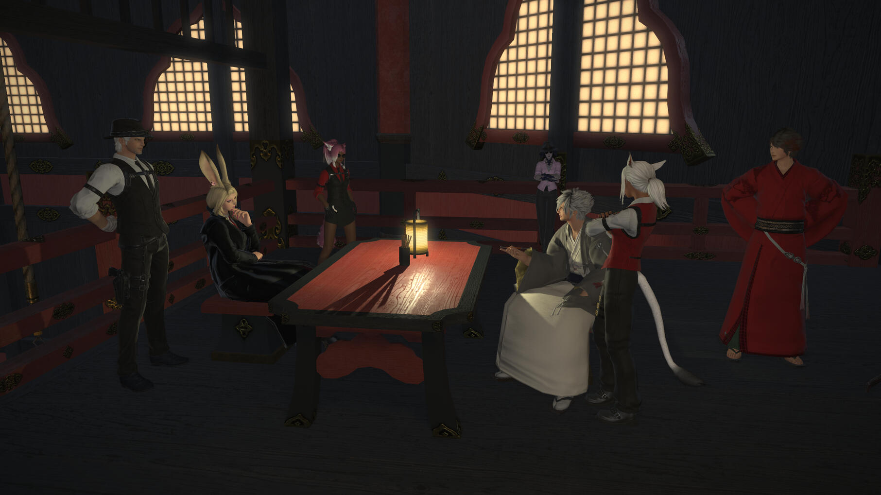 ''The Kazama Clan making a deal with a high official"